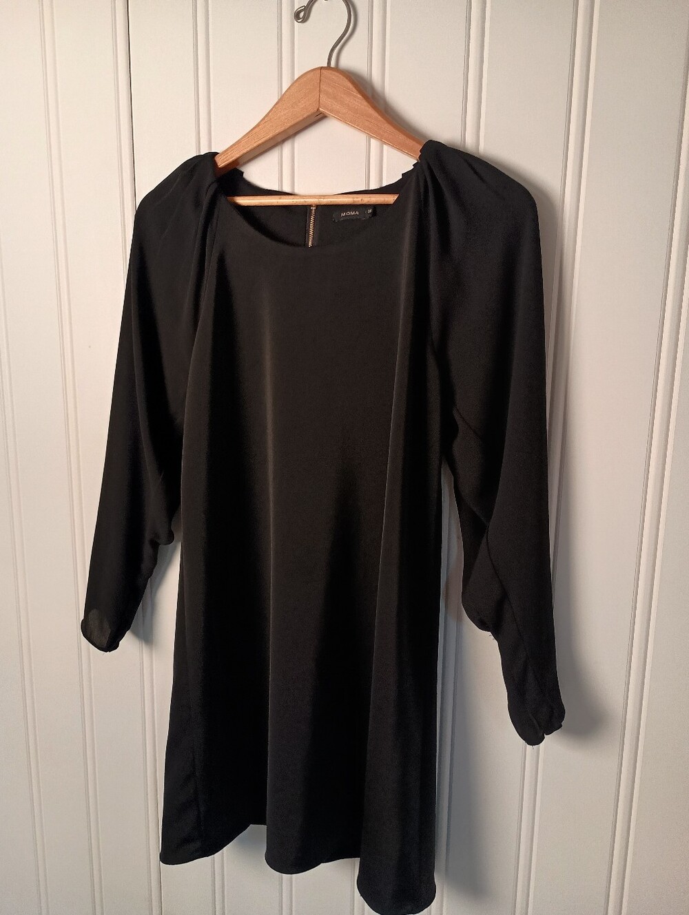 MOMA- Classic Black Long Sleeve Dress- Size 38 (M)